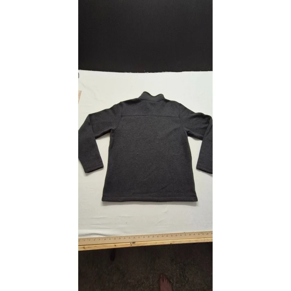 The North Face Men's Gray 1/4 Zip Fleece Pullover‎ Sweatshirt Jacket Sz. LG